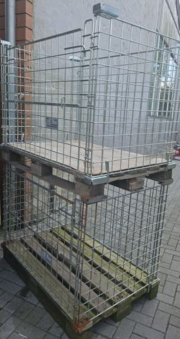 Wanzl PA-X Gitterrahmen für Europalette Gitterbox Palettenaufsatz *NP 299 €