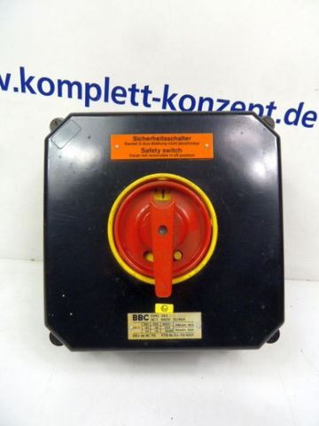 BBC CEAG GHG 263 3836 V5070 EEx Sicherheitsschalter 32/40 A Safety Switch