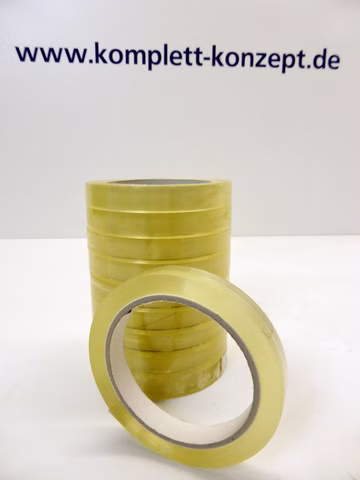 20x Rollen 15mm x 66m Klebefilm Klebeband Klebestreifen Packband PP transparent