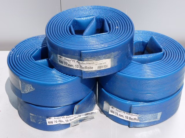 5 x Rollen a 10 lfm. Würth 873 605 070 flexen PE Abflußschlauch NW 70mm