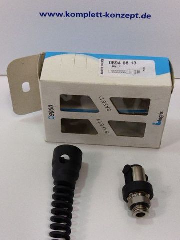 Parker Legris C9000 0694 08 13 Push-in-Fitting mit Knickschutzfeder 8 mm  G1/4"