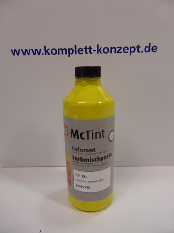 McTint Colorant Farbe Farbmischpaste PY 184 J405971K Abtönfarbe 1 Liter rapsgelb