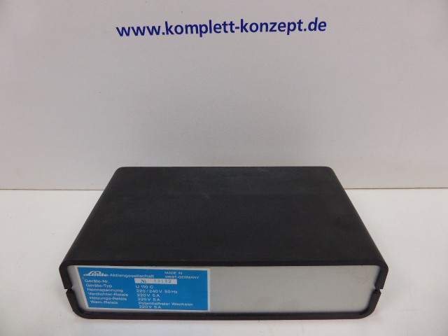 Linde U 110 C Kühlstellenregler Temperaturregler Klimaregler