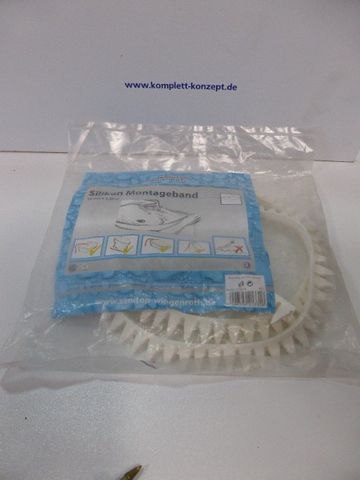 Silikon Montageband 14 mm x 1,20 m Hydroflex weiß Silikonband