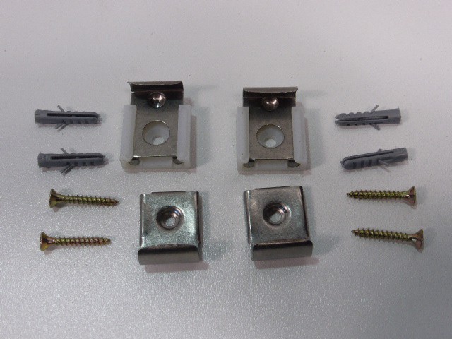 Satz Sanitop Badezimmer Spiegelhalter Spiegelklammern VE75