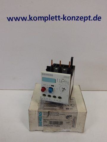 NEU Siemens 3RB1026-1NB0 Überlastrelais Overload Relay 0,14 - 1,6A *LP 102 €