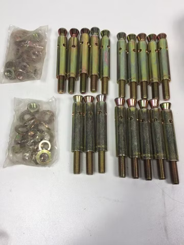18x M12 Fischer Zyklon - Bolzenanker FZA 18x80 Durchsteckanker Schwerlastanker