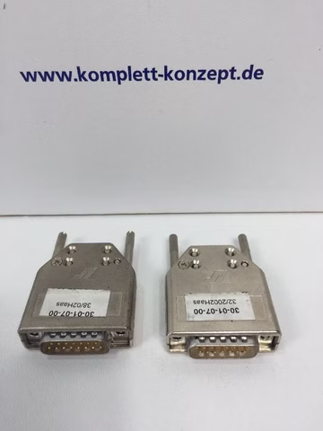 2 x Haas Laser 15 Polig Serial Connector 30-01-07-00 Serien Stecker