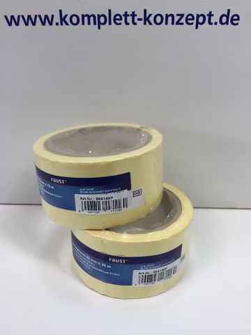 (0,30€/m) 5x Faust Doppelseitiges Klebeband 50mmx10m stark Doppelklebeband