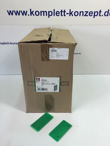 Glasfalzeinlage Verglasungsklötze Gluske GFE X369 K, 3mm 100x51,3 x3 MKF 500 St.