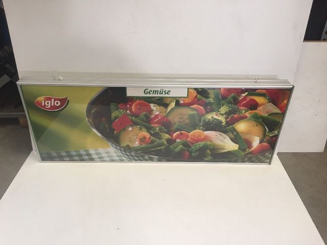 Alu Licht Elekr. Werbetafel Tafel Display Wechselrahmen Aufhänger Trautwein