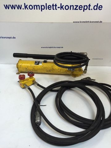 Schwere Hydraulik MN Pumpe HPE 159 Handpumpe 630 Bar mit 2-Wege Ventil Industrie