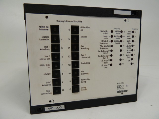 Kieback & Peter DDC 71 DDC Heizungssteuerung Steuerungseinheit 