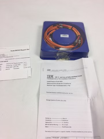 IBM Mes Installation Kabel Multi Mode 62.5 7133 Modell D40 o. T 40 Code 8853