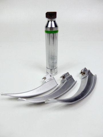 HEINE CLASSIC+ Medicon Fiber Optik Set Laryngoskop Macintosh inkl. 3 Spateln Mac 2-4 FO