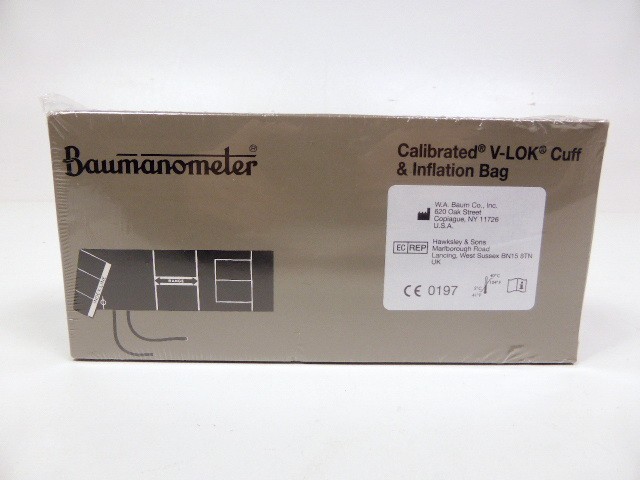 NEU Baumanometer Typ 1884 Blutdruckmanschetten Manschette V-Lok 46-66 cm