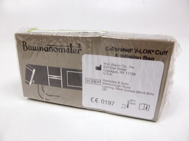 NEU Baumanometer Typ 1882 Blutdruckmanschetten Manschette V-Lok Säugling 10-19cm
