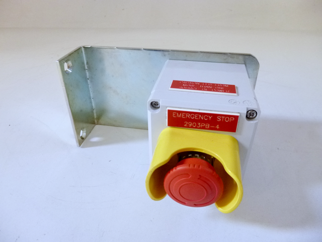 Not-Aus-Schalter Emergency Stop Button inkl. Halterung 