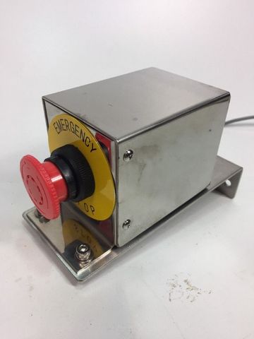 Notausschalter Notaus Edelstahl VA Stoppschalter Notschalter -NEU-