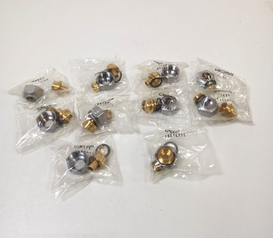 10x Giacomini R179 Adapter für Kunststoffrohre mit Feingewinde