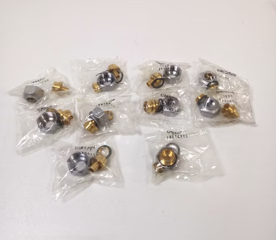 10x Giacomini R179 Adapter für Kunststoffrohre mit Feingewinde