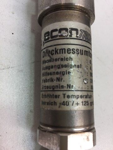Econ Tronic Druckmessumformer 891.13.500 Bar 0-4, DC 10-30 V, 8345223