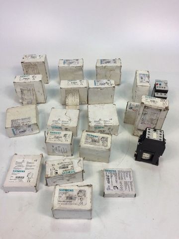 Posten 18x Siemens Leistungsschalter 3TF4010-0BB4, 3RU1126-1HB0, 3RU1136-4BD0,
