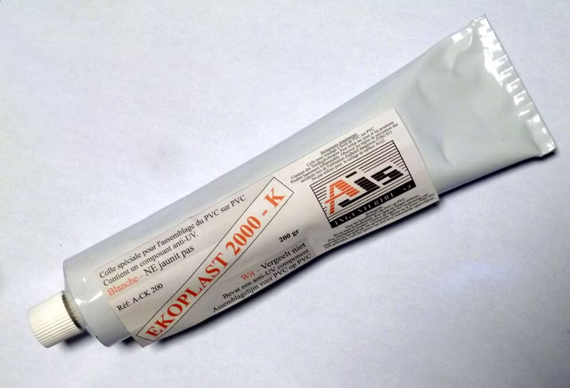 10x Ekoplast 2000 - K PVC Kleber Weiß Kleber Quellverschweißung 200g