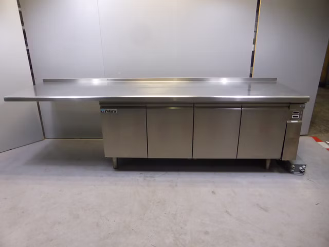 Polaris KTAP03 Gastronomie Kühltheke mit Arbeitsfläche 2950 mm Zentralgekühlt 