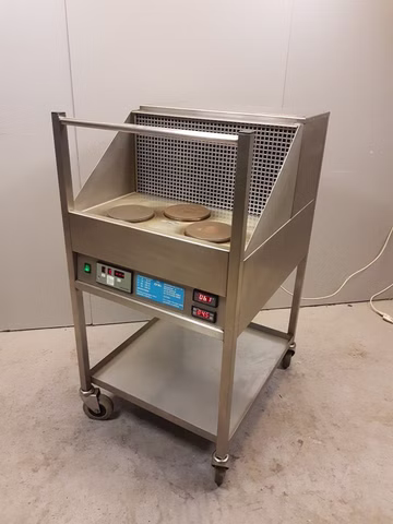3 x Laborheizplatte mit Absaugung Elbanton Steuerung Heizplatte