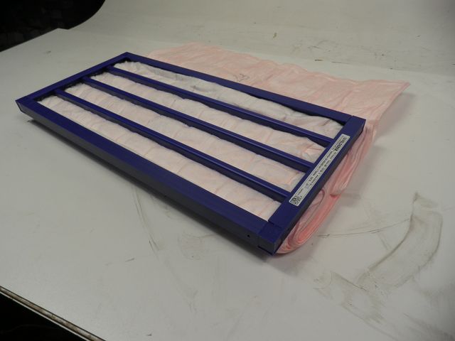 HTH Felderer Taschenfilter 287 x 592 x 600 mm 4 Taschen F7 aus Thermofaservlies