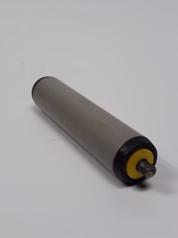 3x Interroll Tragrollen Universalförderrollen PVC Federachse 687mm