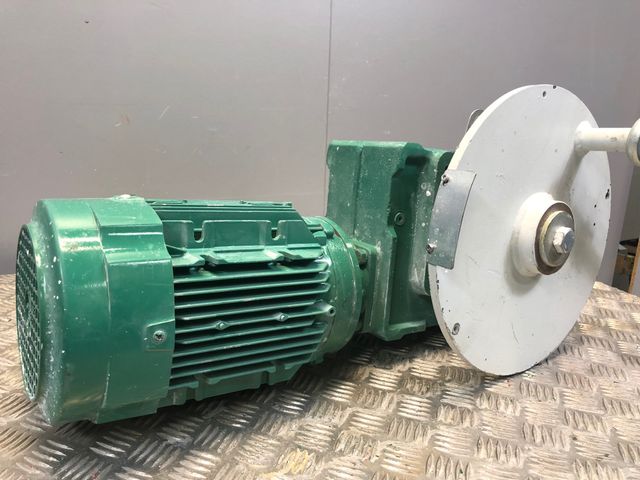 Leroy Somer LS100L Asynchronmotor + Getriebe MB 2501 B3 Getriebe + Gestänge