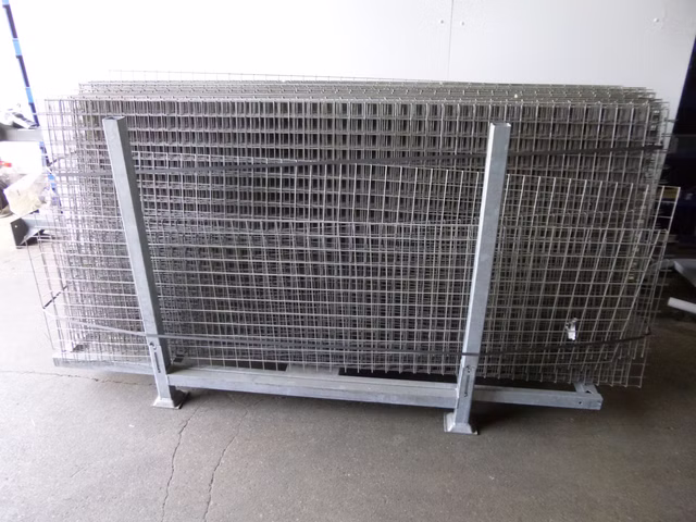 Massive Gittermatte Gitter Drahtgitter Gitterzaun 210x96 cm