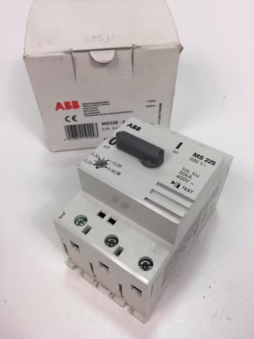 ABB MS325-6,3 + HK Motorschutzschalter + Hilfsschalter 1SAM150001R0009