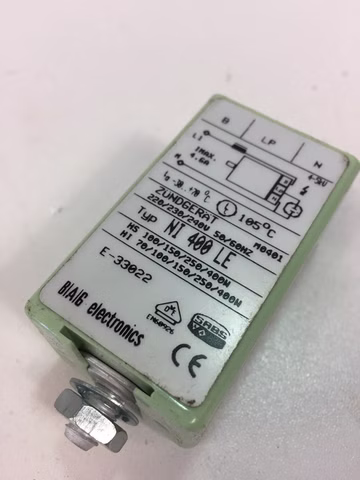 Elektr. Zünder / Zündgerät für Metalldampflampen Typ TCI: NI400 LE