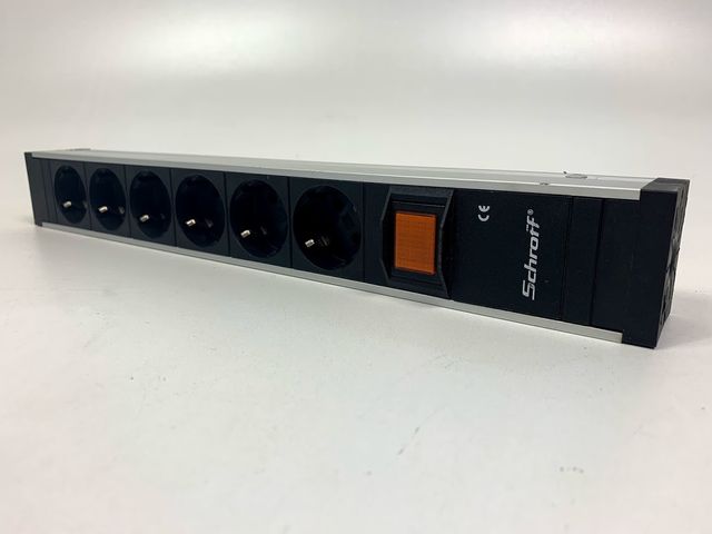 Steckdosenleiste 6 Fach Steckdose Mehrfachsteckdose Aluminium Leiste Steckdose