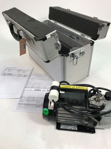 Telstar P-3 Vakuumpumpe 250ccm 0,19kW 2750rpm mobile Pumpe + Koffer viel Zubehör