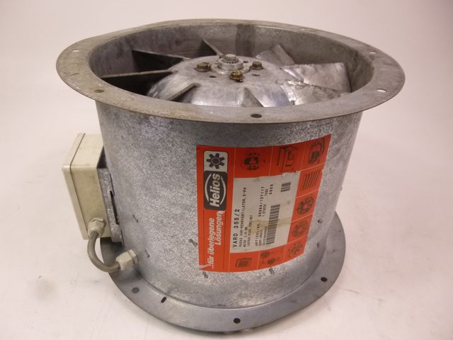 Helios Vard 355/2 Radax Hochdruck-Rohrventilator 400V 3PH 2.80kW Ventilator