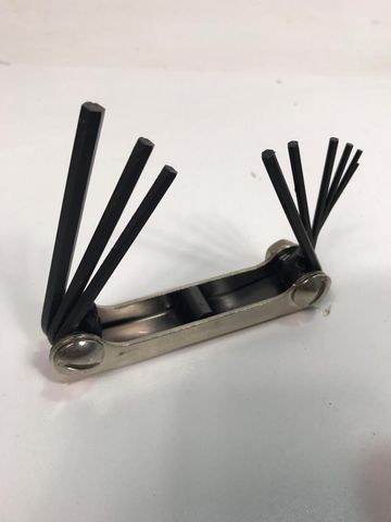 AMP Termi Point Zubehör - AW9K faltbarer Innensechskantschlüsselsatz Zoll