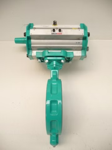 Absperrklappe Tomoe 702Z-31-200A pneumatischer Antrieb