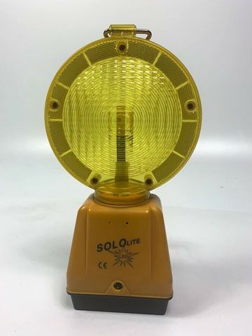 SOLOlite LED Baustellenleuchte Warnleuchte Signalleuchte Bakenleuchte gelb
