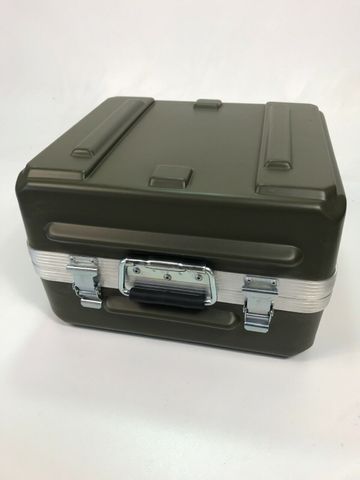 Koffer Transportkoffer Hardcase Werkzeug Labor 38x35x25cm Fa. Bruker Behälter GC