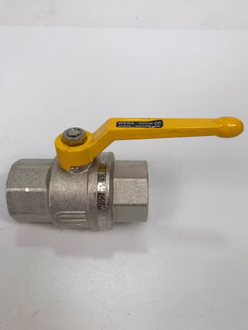 Messing Vernickelt Kugelhahn Venus DVGW  Gewinde DN40 EN331 0601GG08