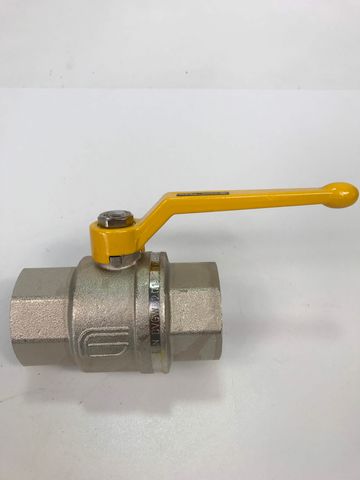 Messing Vernickelt Kugelhahn Venus DVGW 2" Gewinde EN331 0601GG09