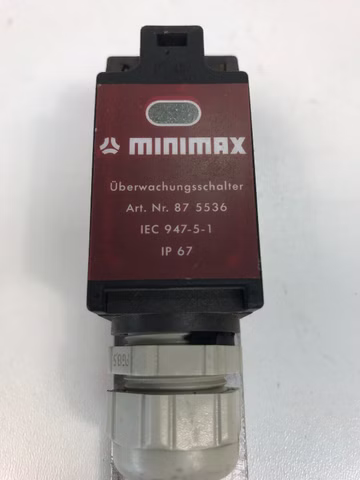 Überwachungsschalter Art. 87 5536, Minimax m. Halterung 875536