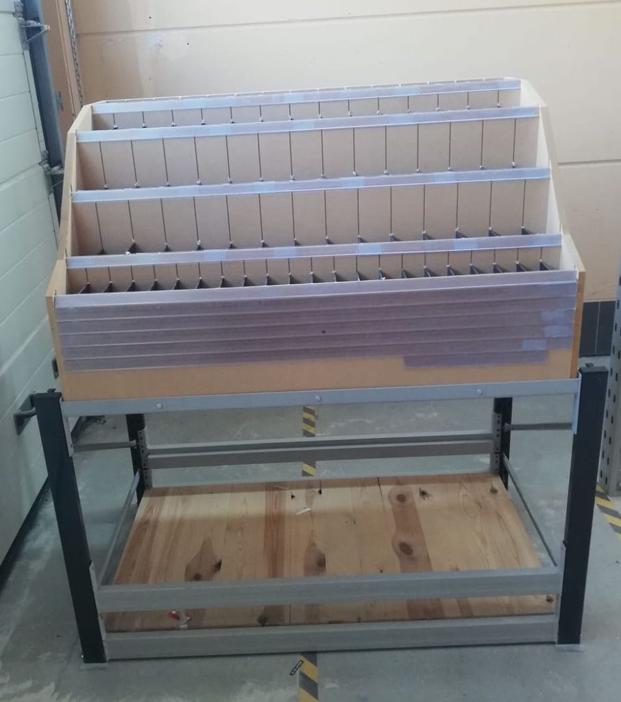 Stangenregal Regal Vertikalregal Lagerung Langgut Gewindestange