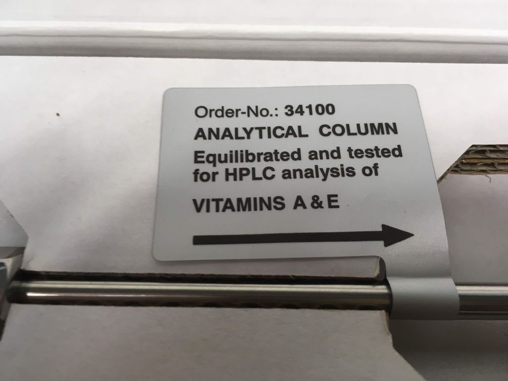 Chromsystems 34001 HPLC Säule Vitamine A und E im Serum Plasma NP 857