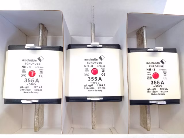 3 Stück Schneider 373335 NH-Sicherung Sicherungseinsatz 355A 500V
