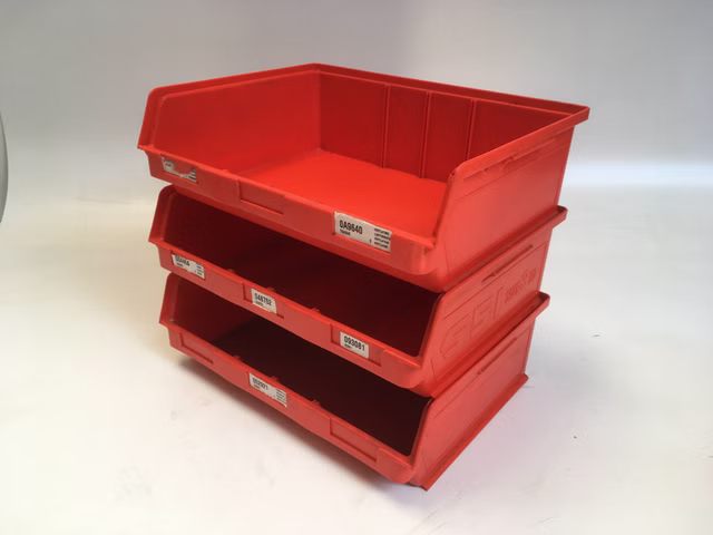 3x Stück SSI Schäfer RK 351 Regalkasten Kiste Regalkiste Kasten 3ZD 348x470x145 mm
